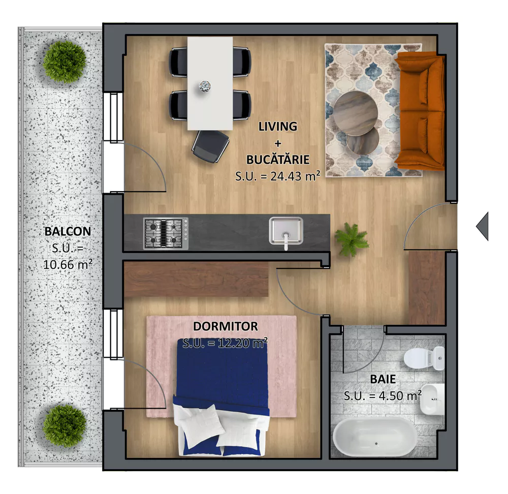TRL Beach Villa apartmanet 11, 19, 27, 35, 43